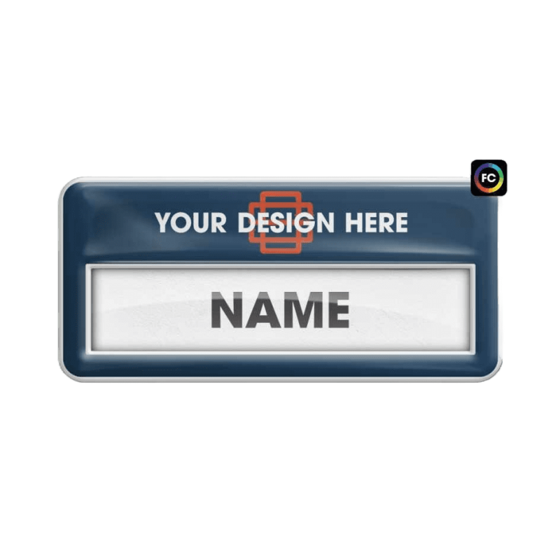 Full Colour Eco Reusable Name Badge