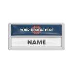 White Exec Name Badges