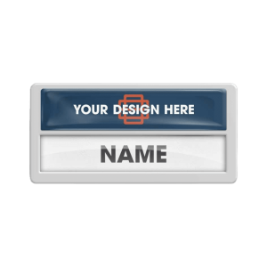 White Exec Name Badges