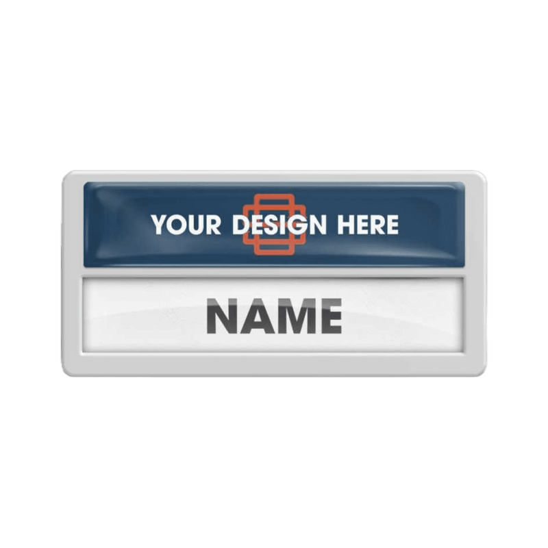 White Exec Name Badges