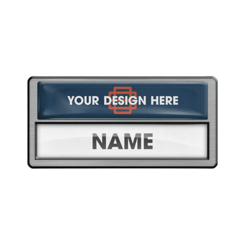 Silver Exec Name Badges