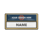 Gold Exec Name Badges