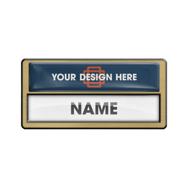 Gold Exec Name Badges
