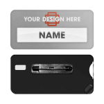Reusable Name Badge Pin Clip Fitting