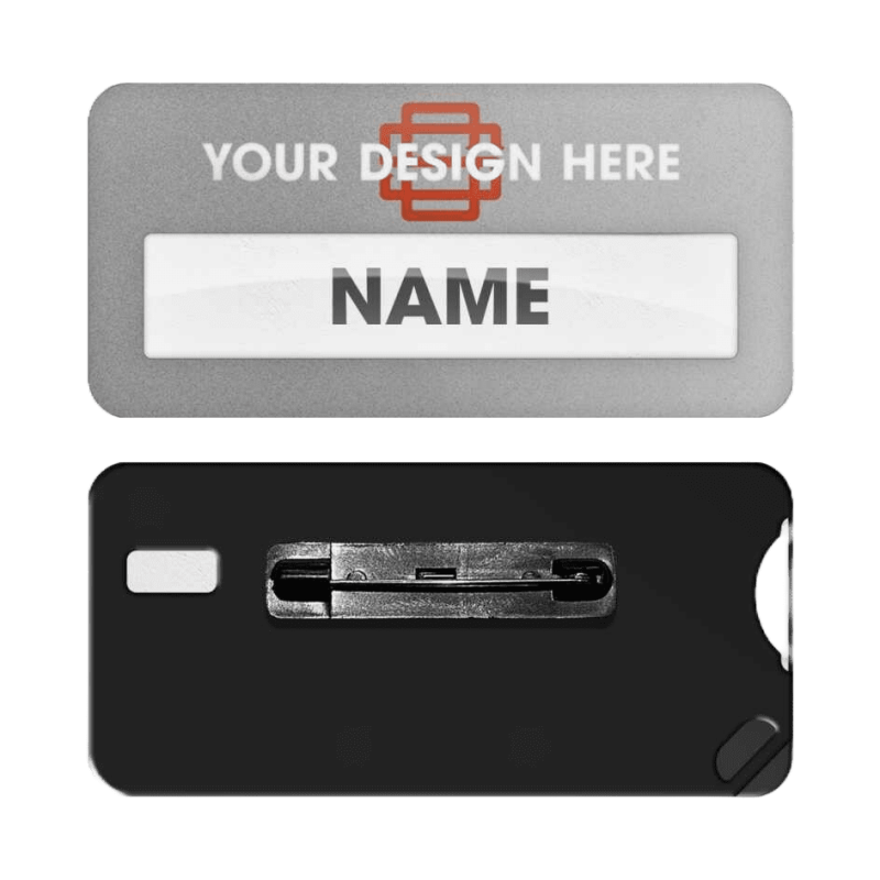 Reusable Name Badge Pin Clip Fitting
