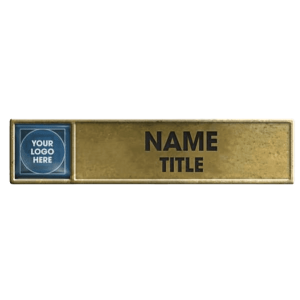 Gold Premium Metal Name Badge