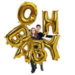 Gold Letters & Numbers Balloons