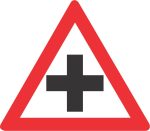SABS CROSSROAD ROAD SIGN (W101)