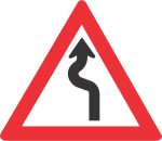 WINDING ROAD (LEFT - RIGHT) ROAD SIGN (W209)