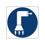 Air Extraction Shall Be Used Safety Sign (MV13)