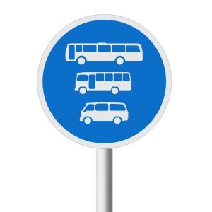 Buses, Midi-Buses and Minibuses Only road sign (R136)