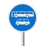 Buses And Midi-Buses Only Road Sign (R135)