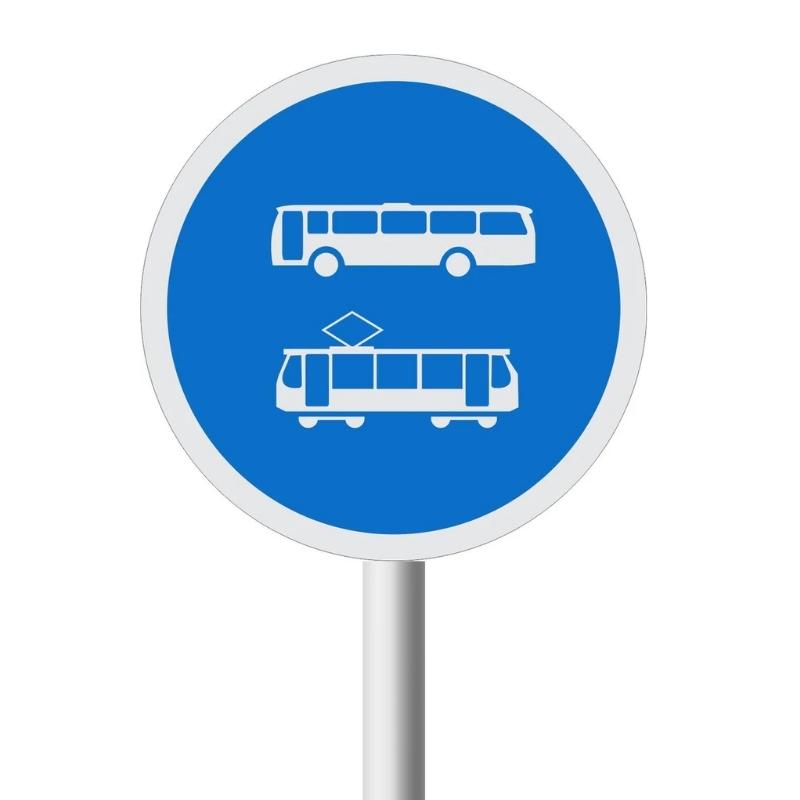 Buses and Trams Only road sign (R139) Buses and Trams Only road sign (R139)
