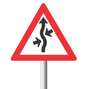 Concealed Driveway (From Both Sides) Road Sign (W218)