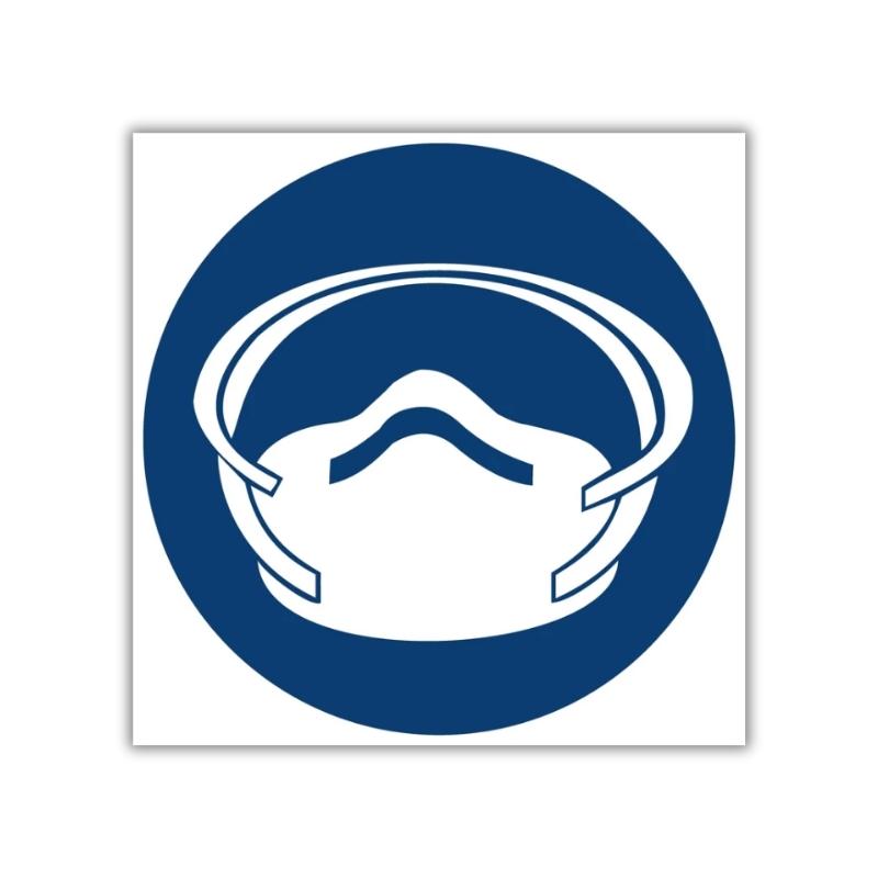 Dust Mask Shall Be Worn SABS safety sign (MV12) Dust Mask Shall Be Worn Safety Sign (MV12)
