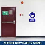 Dust mask must be worn safety sign (MV012A)