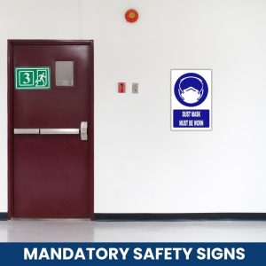 Dust mask must be worn safety sign (MV012A)