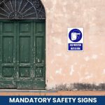 Face protection must be worn safety sign (MV010A)