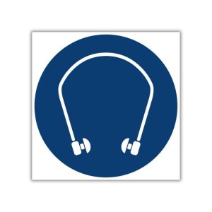 Hearing Protection Shall Be Worn safety sign (MV 19)