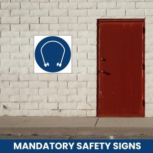 Hearing Protection Shall Be Worn safety sign (MV 19)