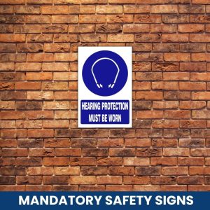 Hearing protection must be worn safety sign (MV019 A)