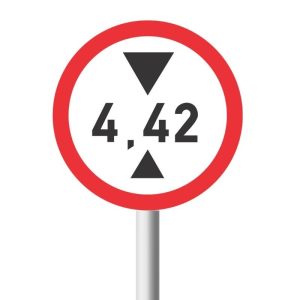 Height Limit Retro Reflective Road Sign (R204)