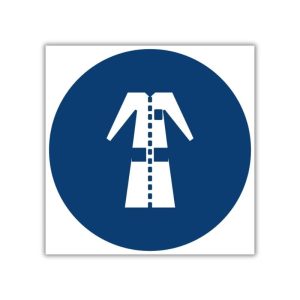 Lab Coats Shall Be Worn safety sign (MV 21)