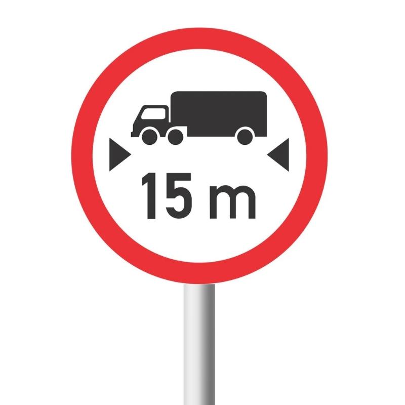 Length Limit road sign (R205) Length Limit Road Sign (R205)