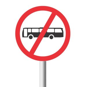 No Buses Road Sign (R227)