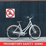 No Cycling Safety Sign (PV7)