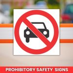 No Entry For Vehicles Safety Sign (PV16)