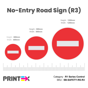No Entry Road Sign Specifications