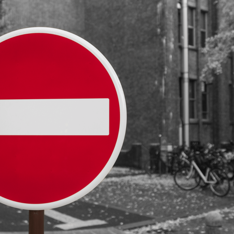 No Entry traffic Sign