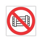 No Stacking, Do Not Obstruct SABS safety sign (PV14)