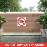 No Swimming SABS safety sign (PV24)