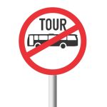No Tour Buses Road Sign (R235)