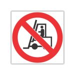 No Tractors And Fork-Lifts Beyond This Point Safety Sign