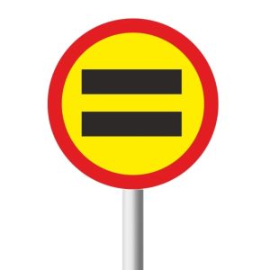 No Unauthorised Vehicles Temporary road sign (TR208)