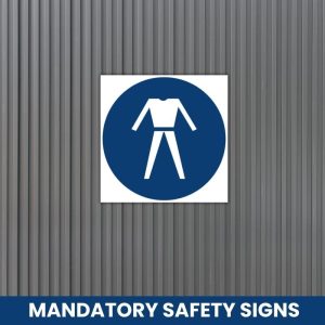 Overalls Shall Be Worn Safety Sign (MV20)