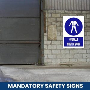 Overalls must be worn safety sign (MV020 A)