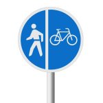Pedestrians And Cyclists Only Road Sign (R115)
