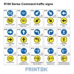 R100 Series Command traffic and road signs