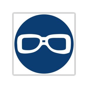 SABS Eye Protection Shall Be Worn safety sign (MV1)