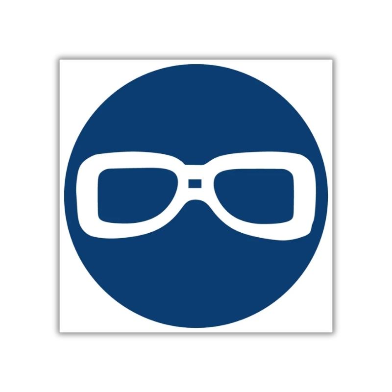 SABS Eye Protection Shall Be Worn safety sign (MV1) SABS Eye Protection Shall Be Worn safety sign (MV1)