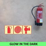 SABS Fire Extinguisher, Fire Hose Reel And Fire Hydrant photoluminescent sign (F23)