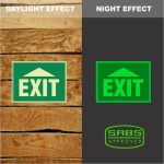 SABS Glow In the Dark Safety Signs