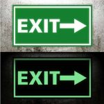 SABS Glow In the Dark Safety Signs