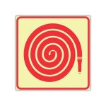 SABS Hose Reel photoluminescent ( Glow in the dark ) safety sign (F29)