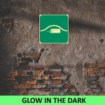 SABS Location Of Bomb Bag photoluminescent (glow in the dark) safety sign (F34)