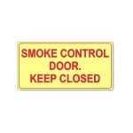SABS Smoke Control Doors, Keep Closed photoluminescent (glow in the dark) sign (F42)